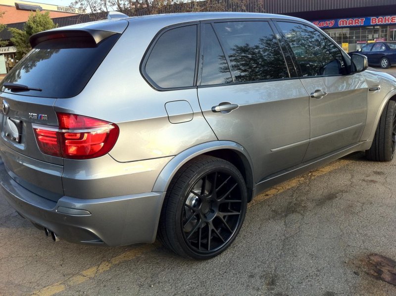 BMW x5 e70 черный матовый хром