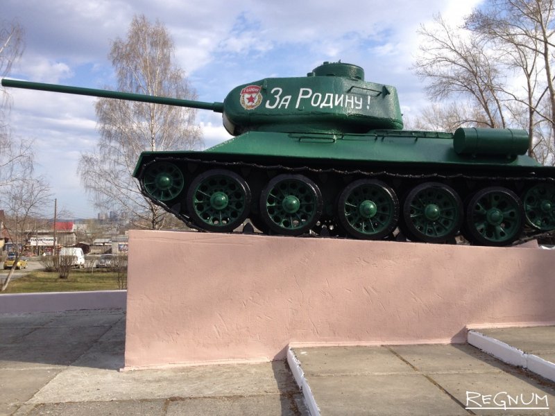 За родину на танке т34