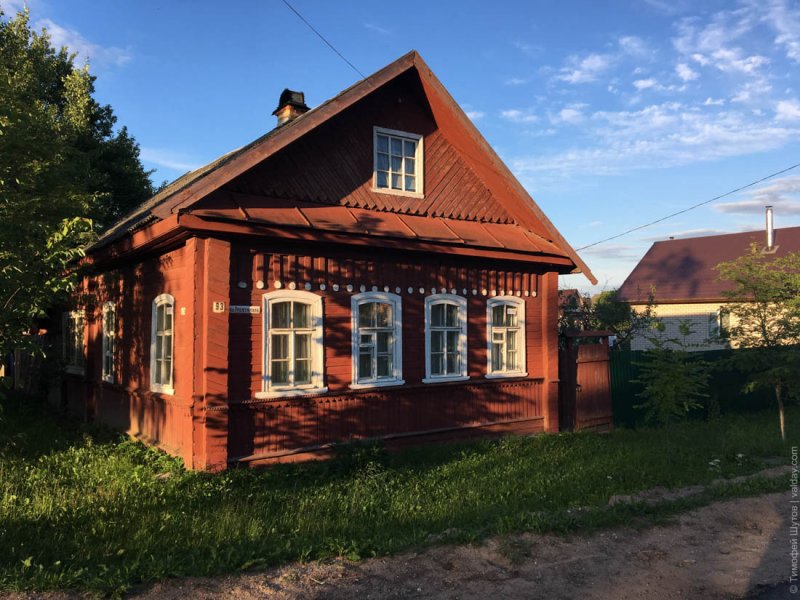 Валдай старые деревянные дома
