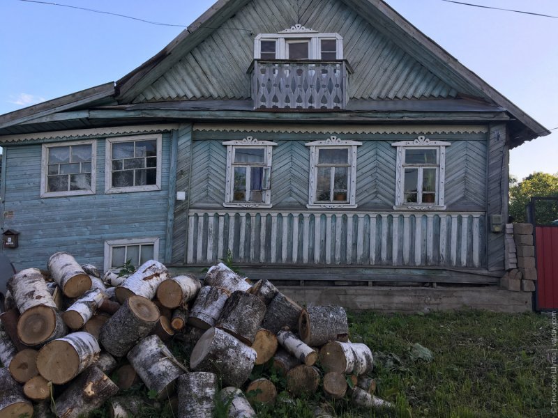 Валдай старые деревянные дома