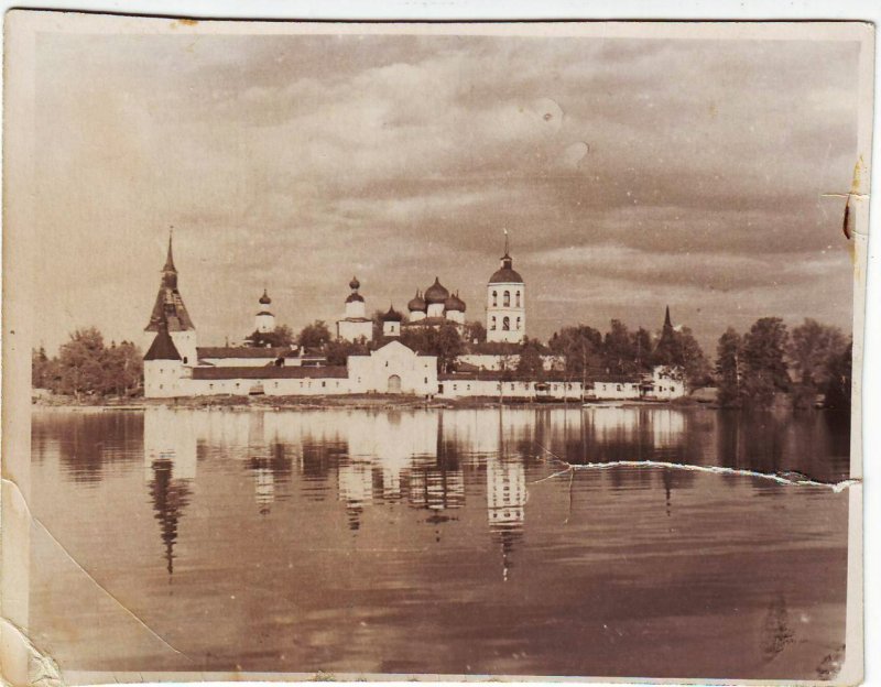 Валдайский Иверский монастырь гравюра