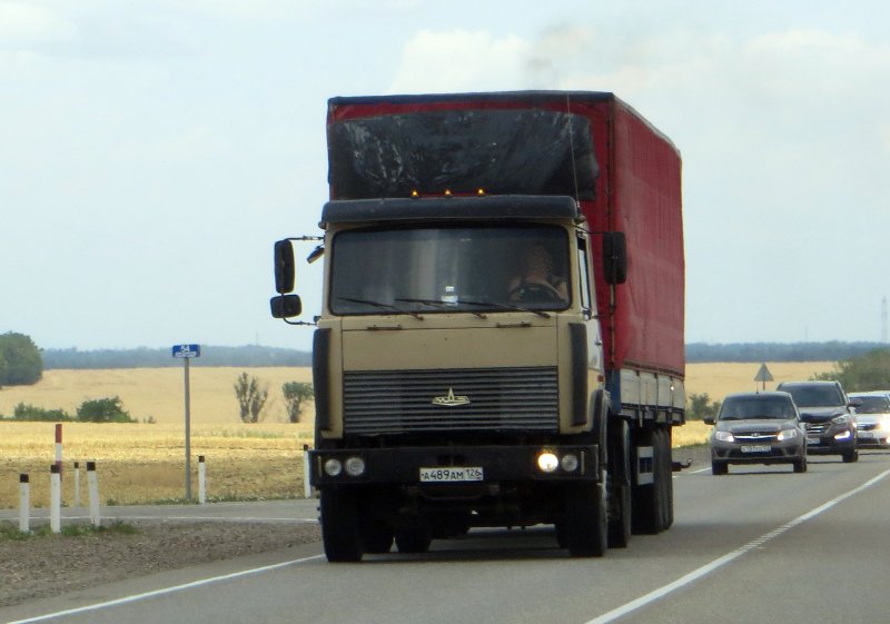 МАЗ тягач 5432 ранний
