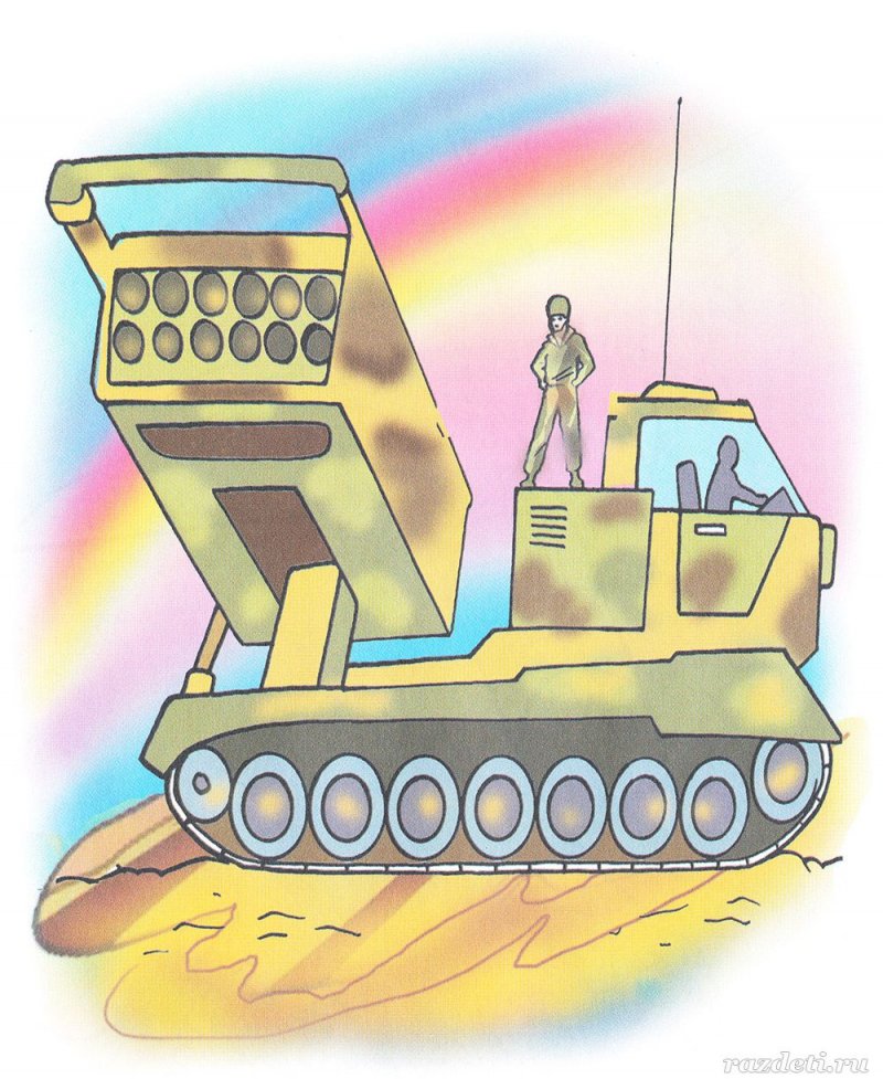 Военная техника рисовать для детей