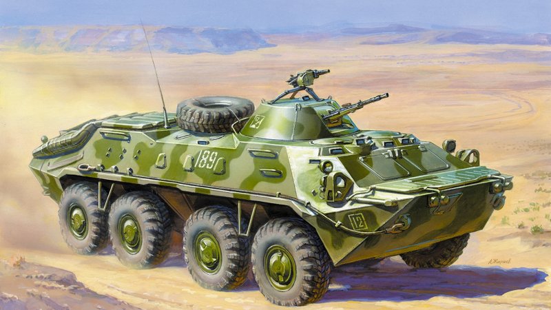 БТР-70 бронетранспортёр