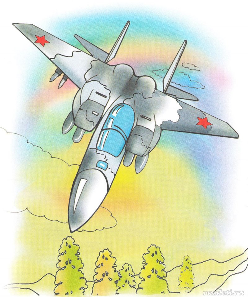 Иллюстрации военной техники для детей