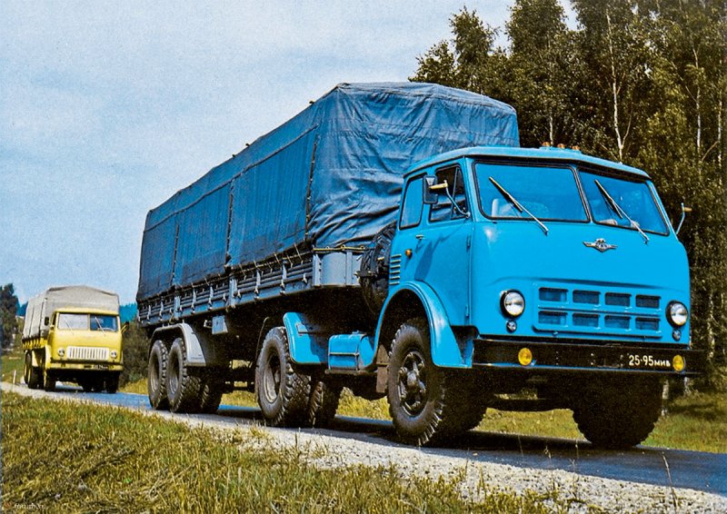 МАЗ 500 тягач