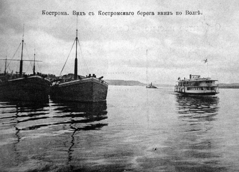 Речная Барка на Волге Чусовой 19 век