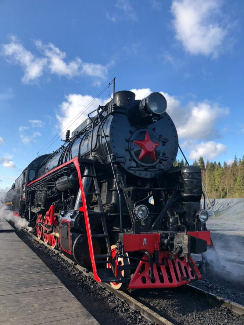 Паровоз Сортавала Рускеала