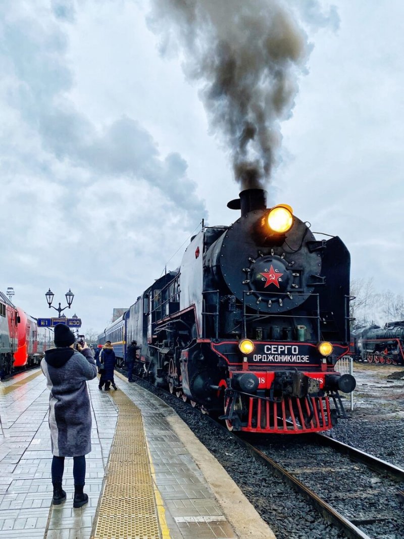ретро поезд из москвы