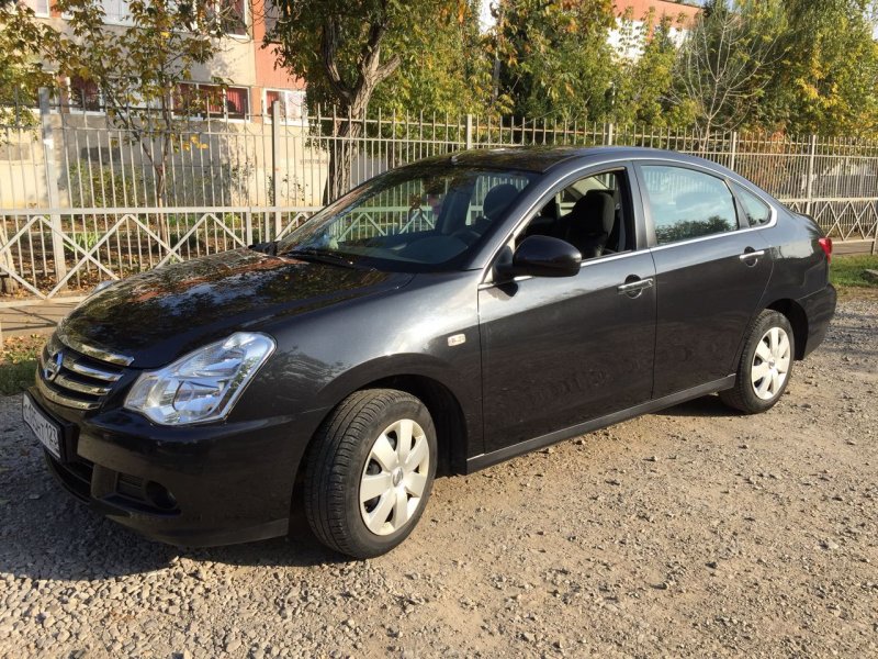 Nissan Almera 2015 черная