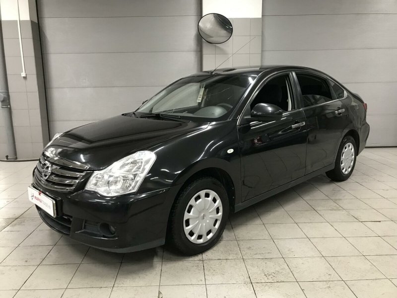 Nissan Almera 2015 черная