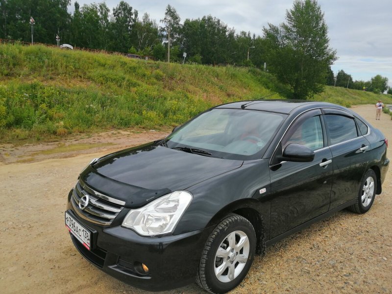 Nissan Almera 2013 черная