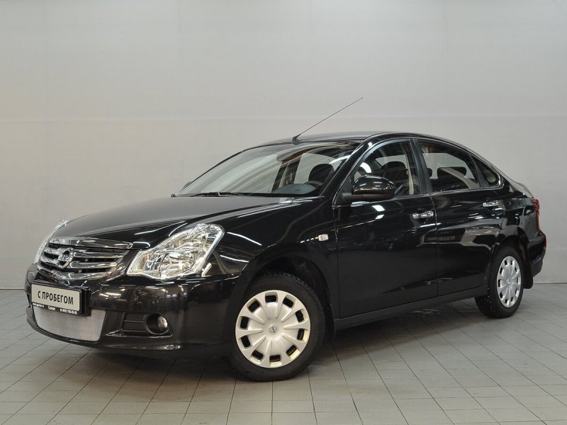 Nissan Almera 2013 черная
