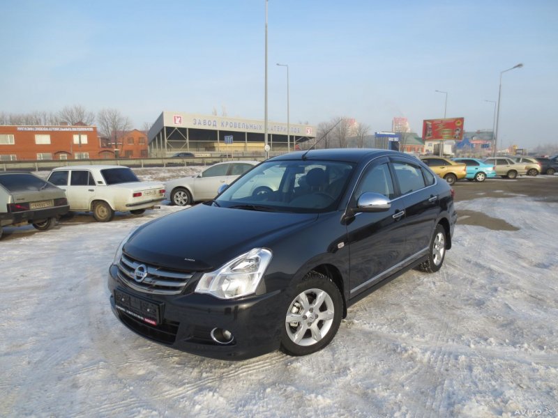 Nissan Almera 2013 черная