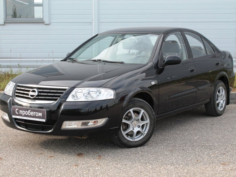 Nissan Almera 2015 черная