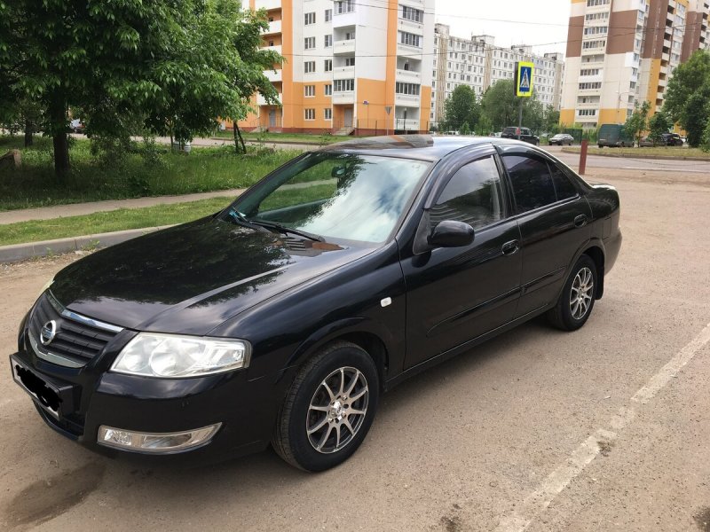 Nissan Almera 2014 черная