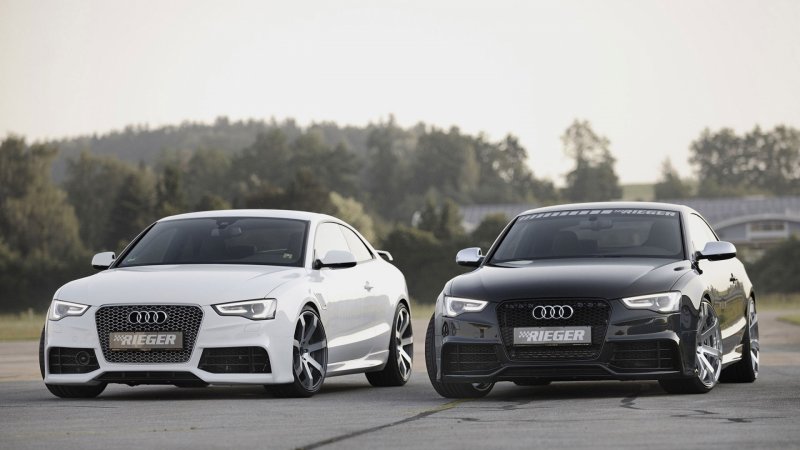 Audi a5 White Tuning