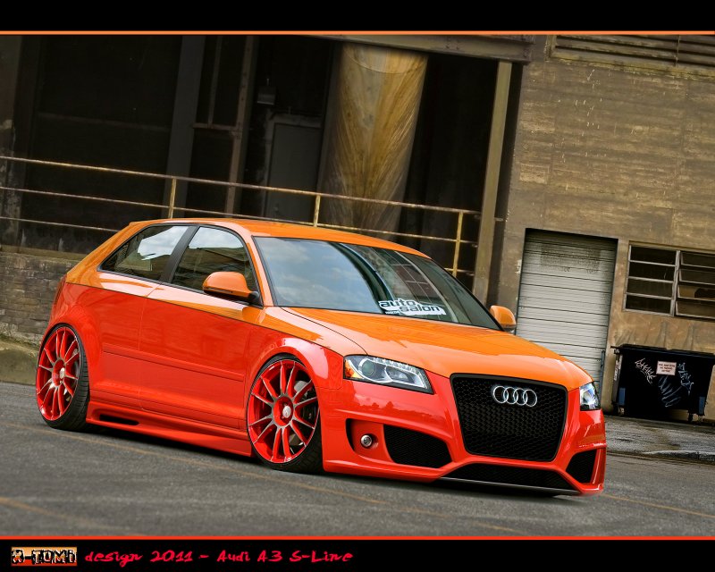 Audi s3 Orange