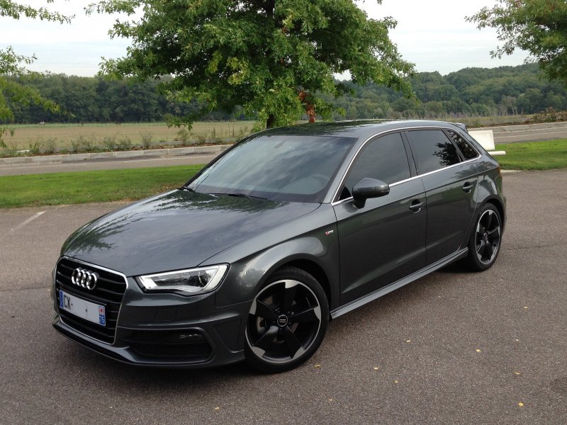 Audi a3 Sportback 2013 черная
