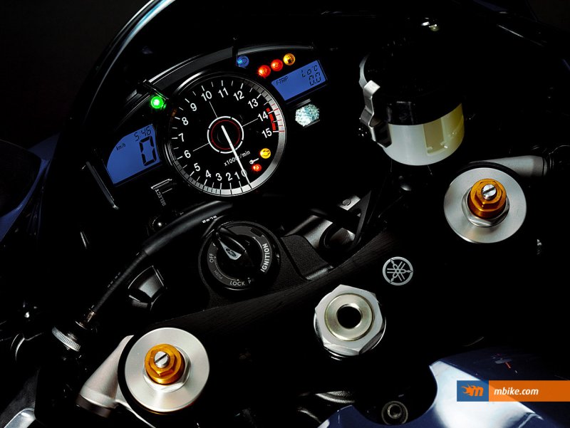 Yamaha r1 2007 приборная панель