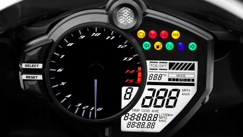 Yamaha r1 спидометр