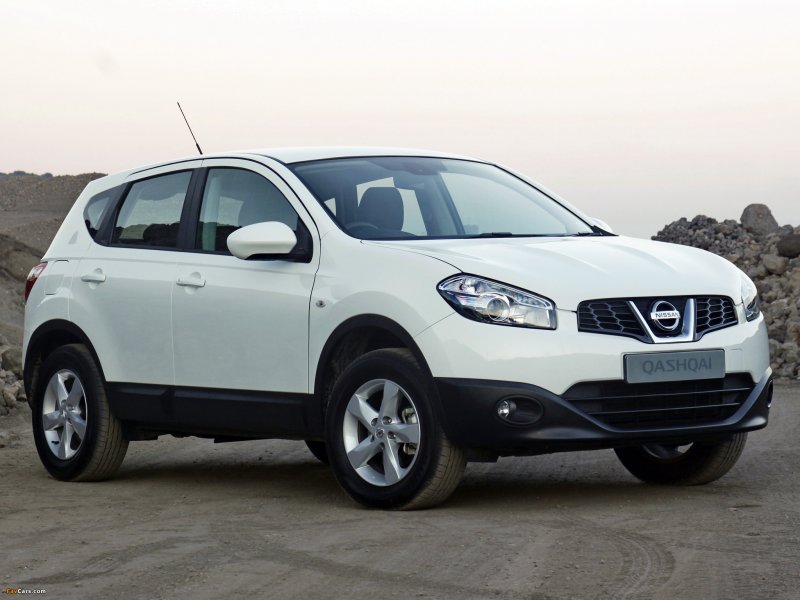 Nissan Qashqai Black 2007 Wallpaper