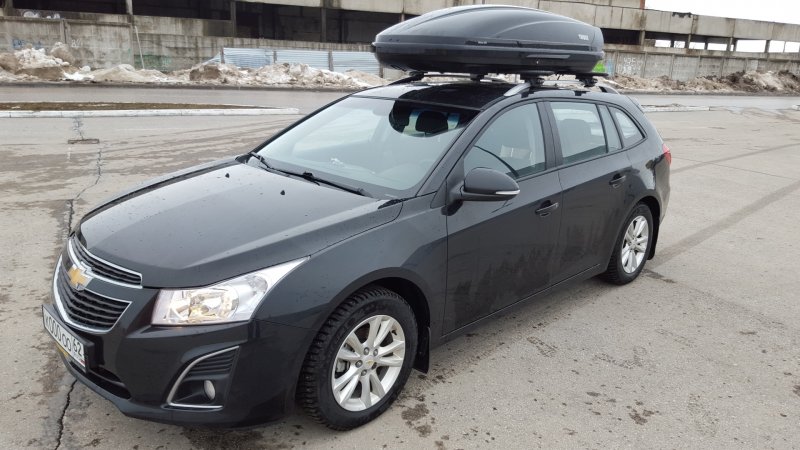 Автобокс на крышу Шевроле Круз