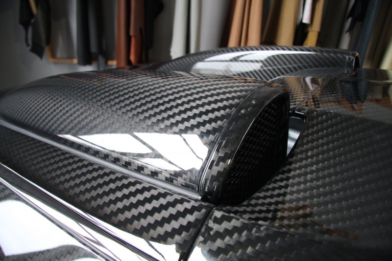 Пленка черный карбон 6d TECKWRAP - Galaxy Black - g4d-01