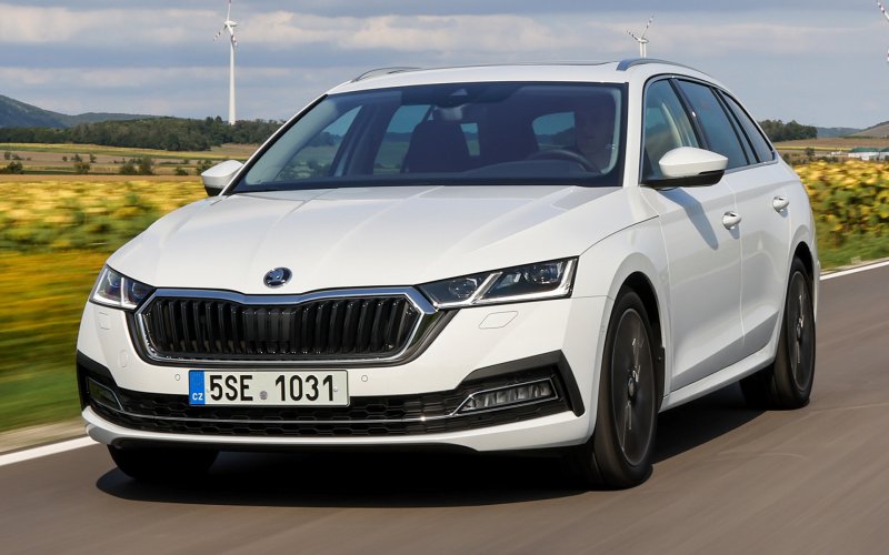 Skoda Octavia a7 White
