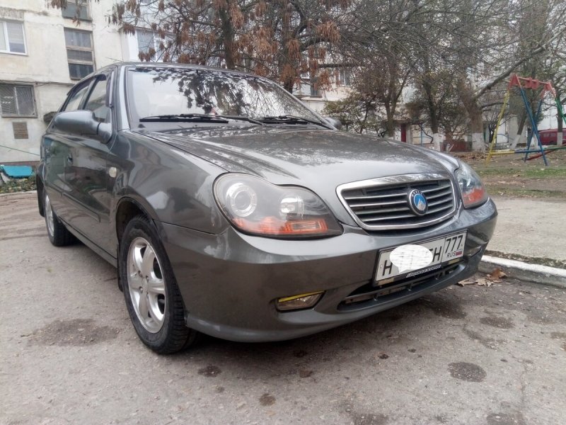Geely Otaka чёрная на белом литье