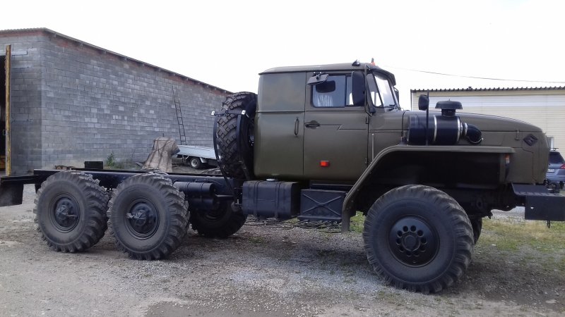 Урал 4320 со спальником