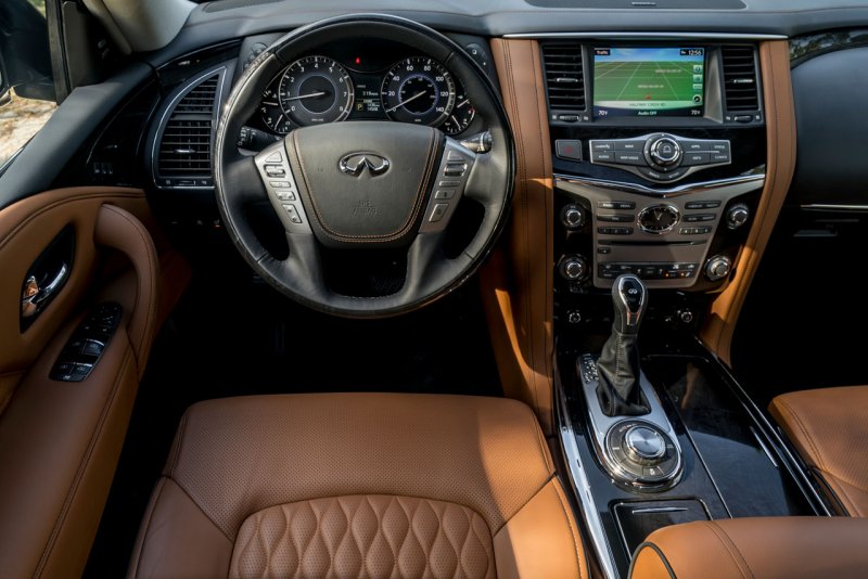 Новый Инфинити qx80 салон
