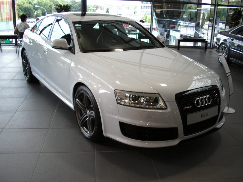Audi rs6 c6 белая