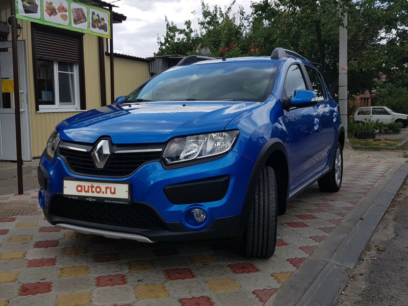 Renault Logan Stepway 2019 синий