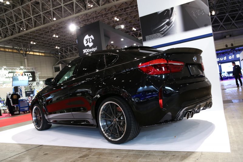BMW x6m черный 2017 Tuning