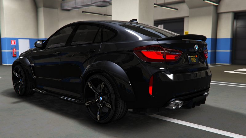 BMW x6 f16 черный матовый