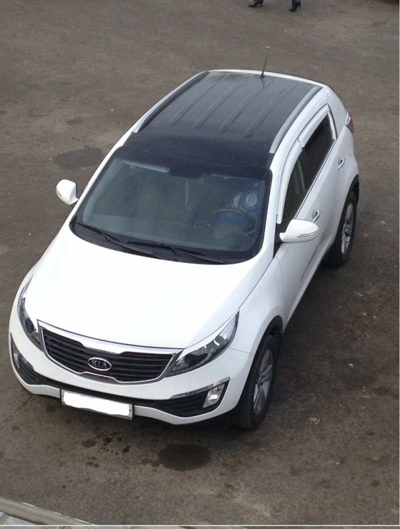 Kia Sportage 2013 панорамная крыша
