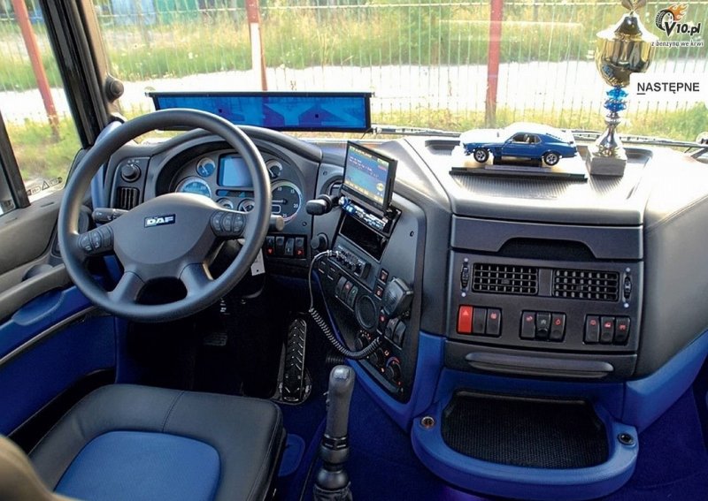 DAF XF 95 внутри кабины