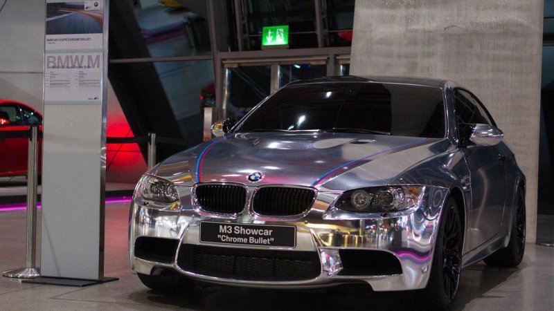 BMW m6 хром зеркальная