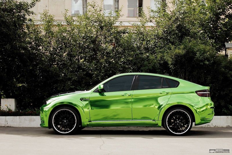 БМВ x6 розовая
