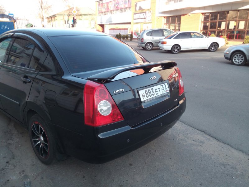 Спойлер Chery fora