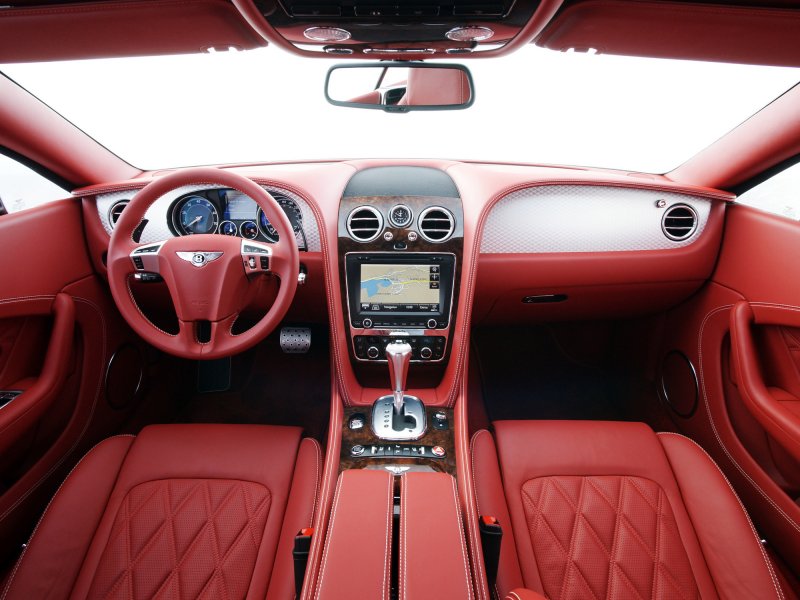 Bentley Continental gt салон