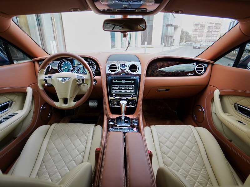 Bentley Continental gt 2015 салон