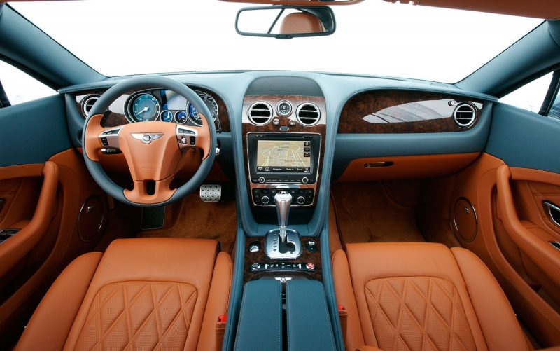 Bentley Continental gt салон