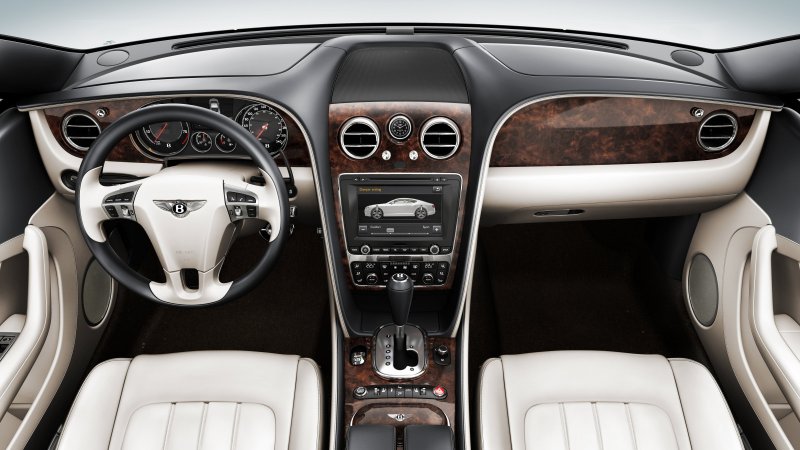Bentley Continental gt салон