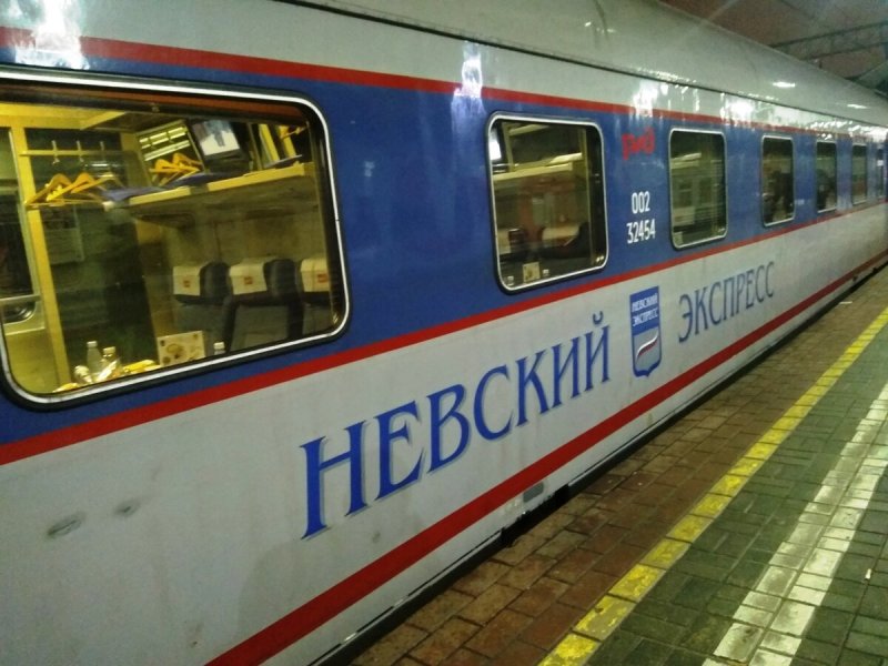Поезд Невский экспресс 2020
