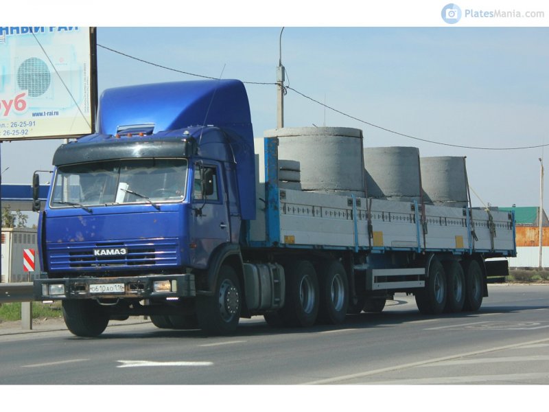 КАМАЗ 54115 С полуприцепом Тонар