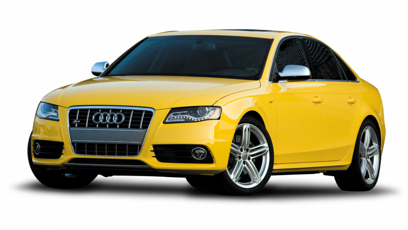 Audi a4 2008 на белом фоне