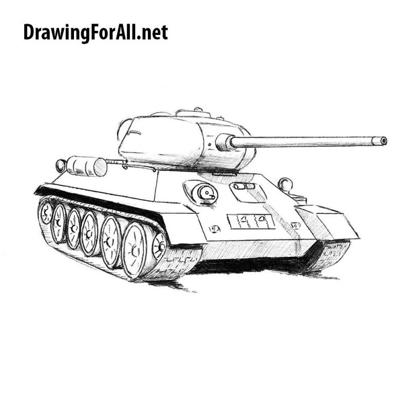 Рисунок танка т 34
