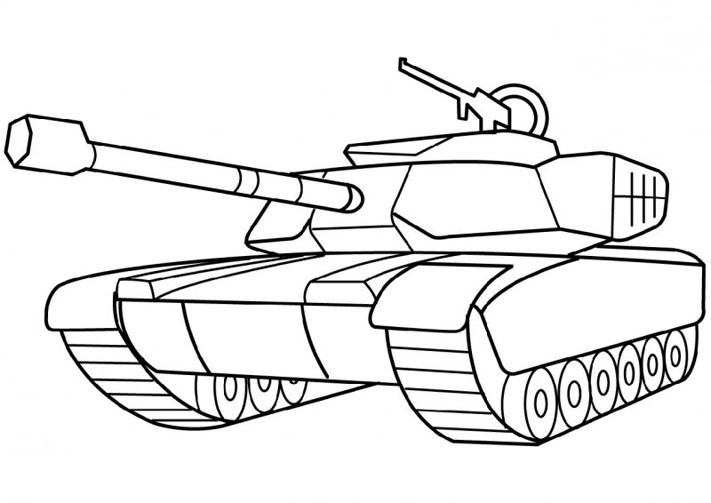 Раскраска военные танки т34